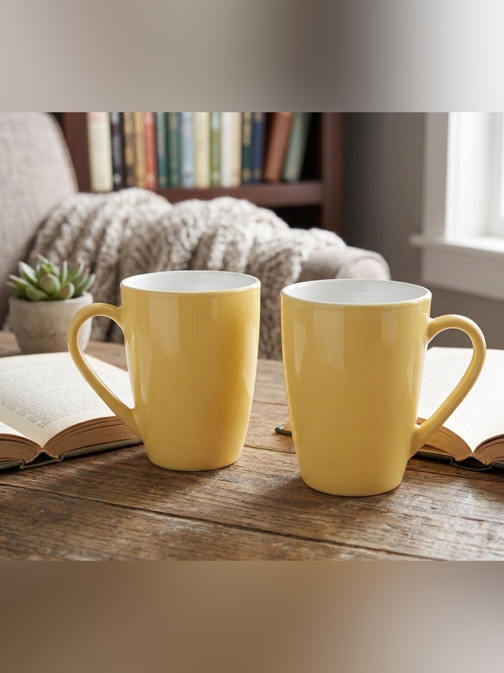 Bormioli Rocco Icon Mug, 11.5 oz., Opal Glass, Set of 2